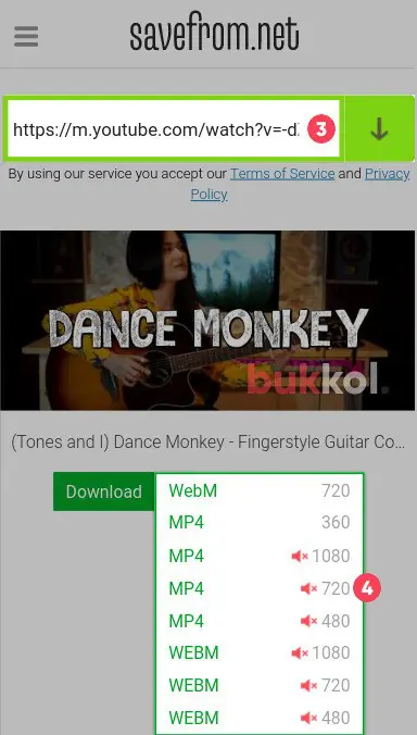 Download video youtube ke galeri via savefrom